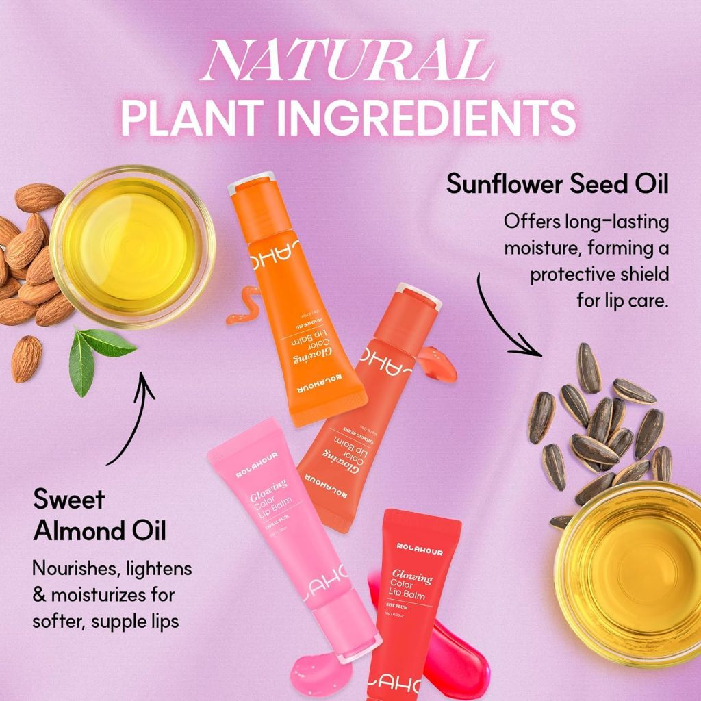 NOLAHOUR Glowing Color Lip Balm 4 colors