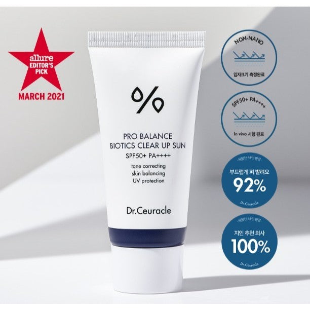 DR.CEURACLE Pro Balance Sunscreen 2 types