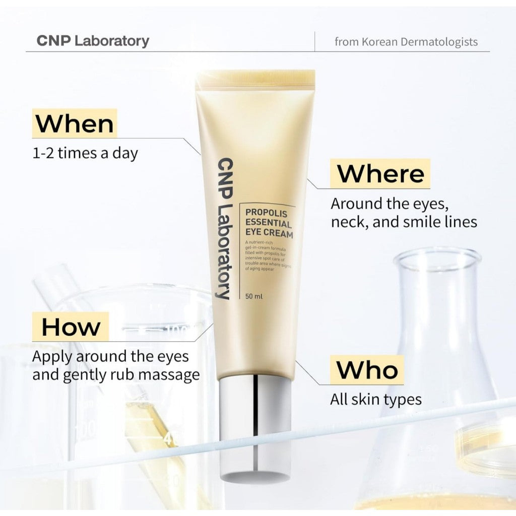 CNP Propolis Eye Cream, 50mL | Nourishing Eye Cream with Propolis Extract