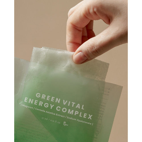 AXIS-Y Mugwort Green Vital Energy Complex Sheet Mask 27ml 1 Sheet