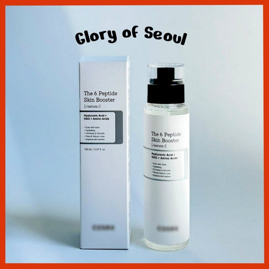 The 6 Peptide Skin Booster Serum 150mL/5.07 Fl.Oz, Skin Renewal Boosting Facial Essence