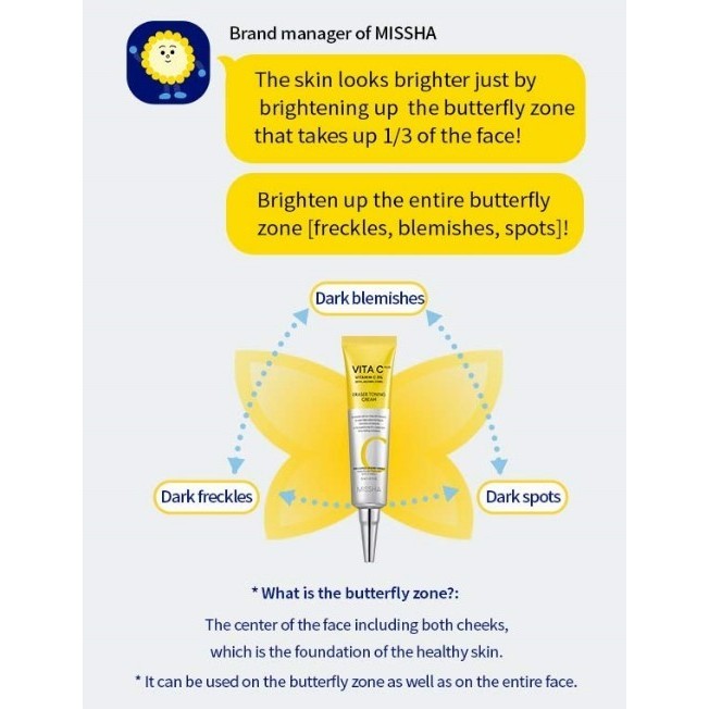MISSHA Vita C Eraser Toning Cream 30ml