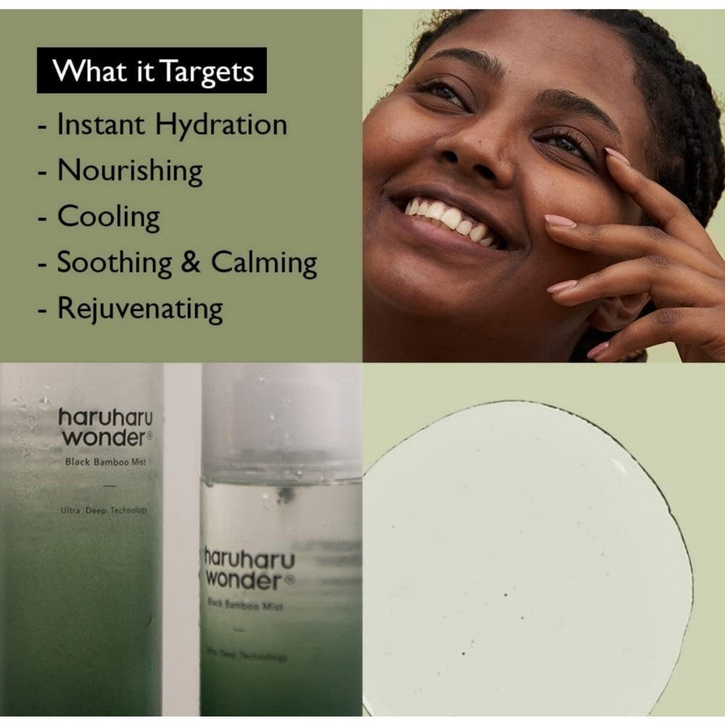 Haruharu Wonder Black Bamboo Mist, 150mL