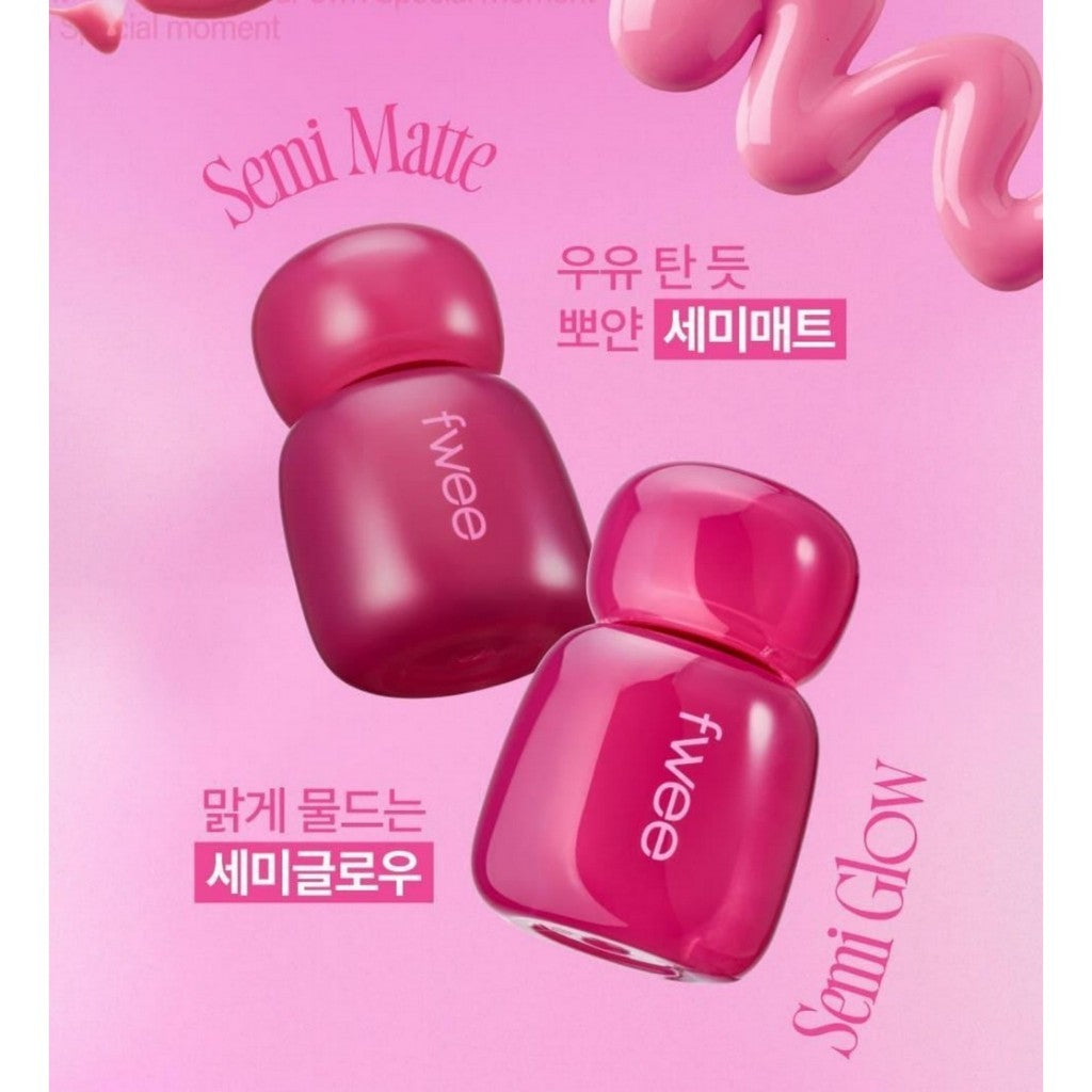 [NEW] FWEE Pink Obsession Stay-Fit Lip Tint, 3.8g (Semi Matte / Semi Glow)