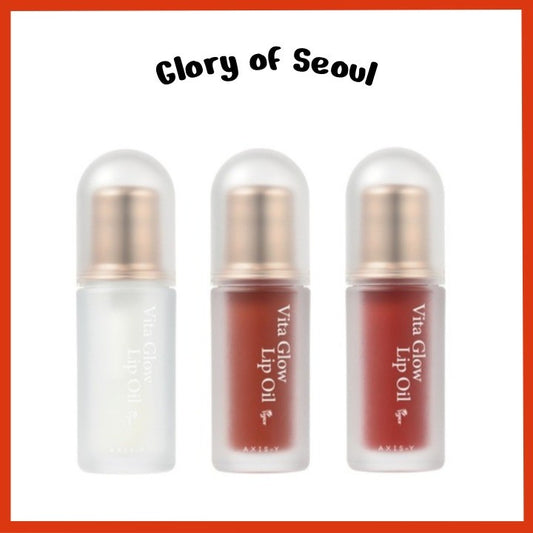 AXIS-Y Vita Glow Lip Oil 4ml (3 Types) │ Dreamy Olive / Cozy Fig / Chilled Berry