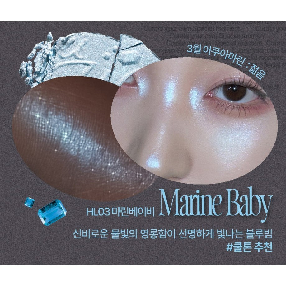 [NEW] Fwee Glitz Stone Highlighter, 5.9g (12 Colors)