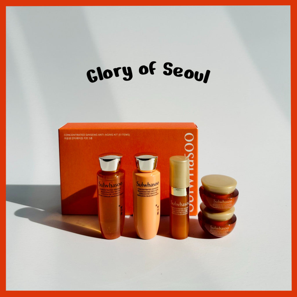 [KIT] Sulwhasoo Concentrated Ginseng Anti-Aging Kit (5 Items)