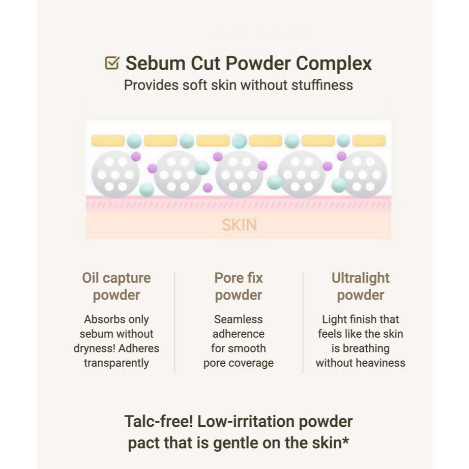 BANILA CO Prime Primer Finish Powder Pact 6.5g (3 colors)