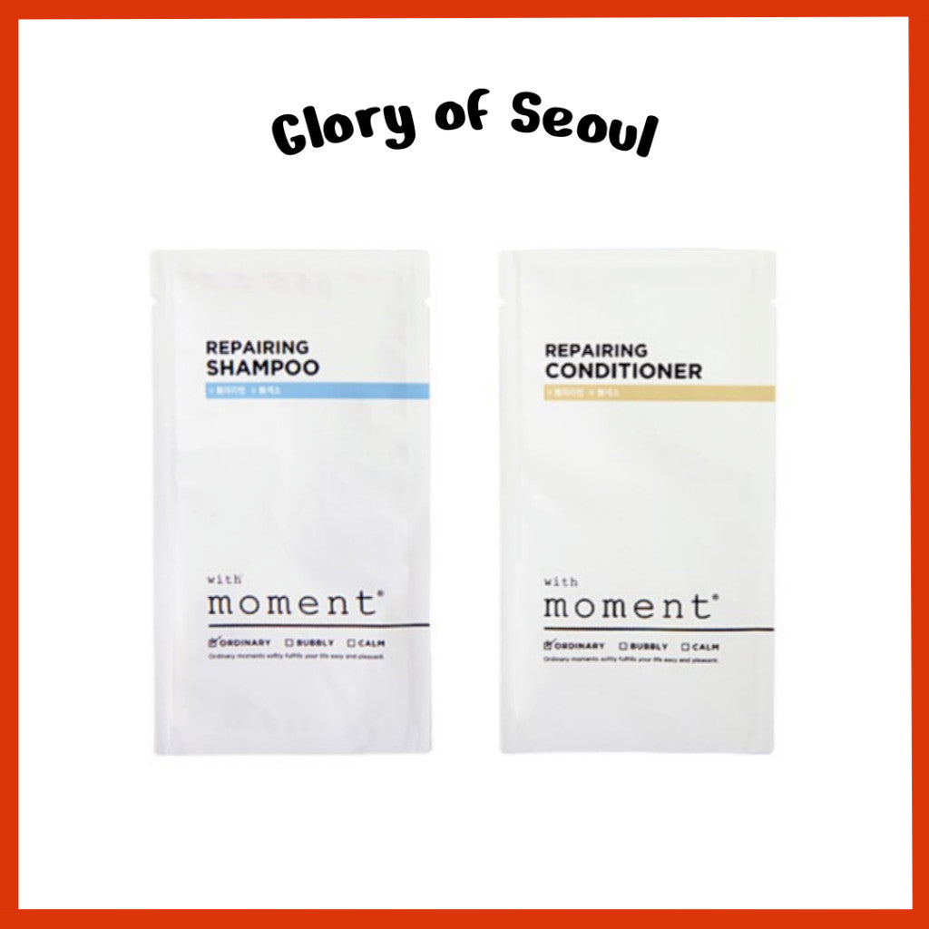 [SAMPLE] WITH MOMENT Shampoo, Conditioner 2 options / 5pcs