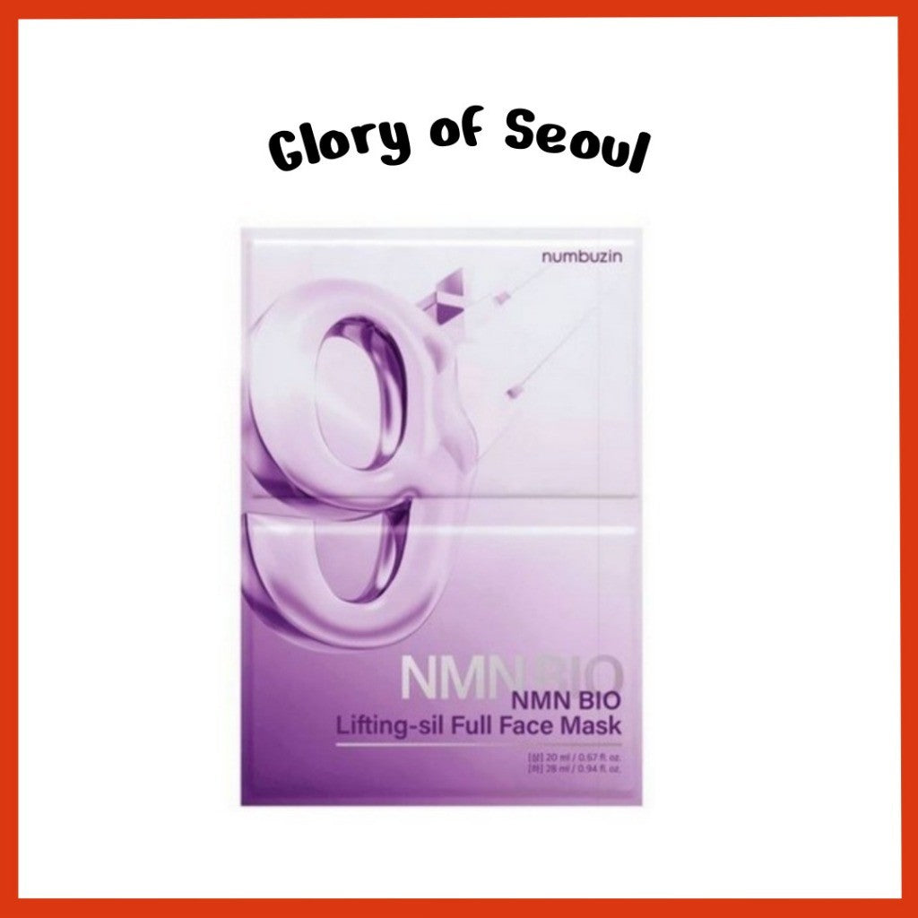 NUMBUZIN Number 9 NMN BIO Lifting Full Face Pack, 1sheet