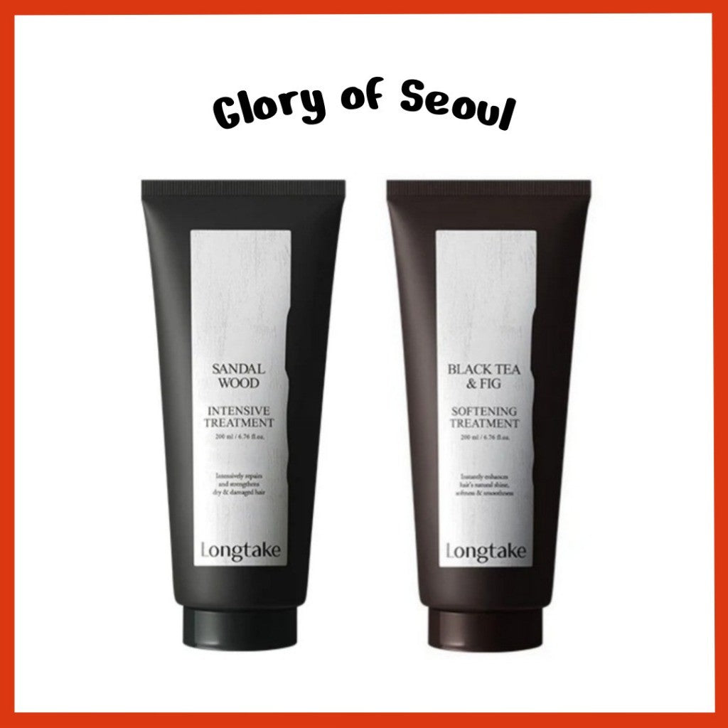 Longtake Treatment 200ml (2 Types) │ Sandalwood Intensive Treatment / Black Tea & Fig Softening Treatment