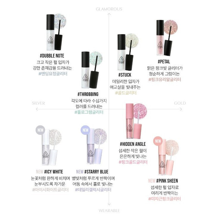 3CE Eye Switch 4.3g 8 Colors & 1 Mini Color