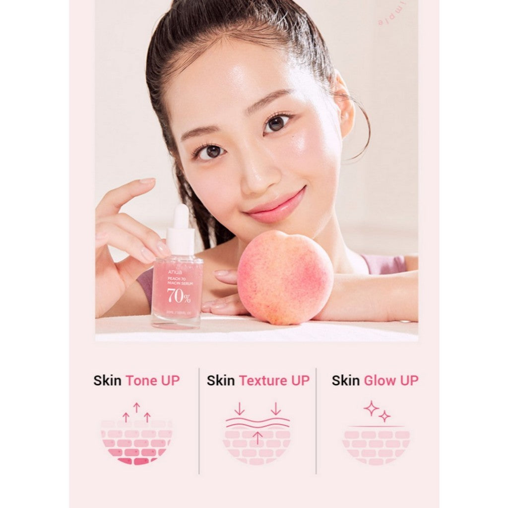 ANUA Peach 70% Niacinamide Collection