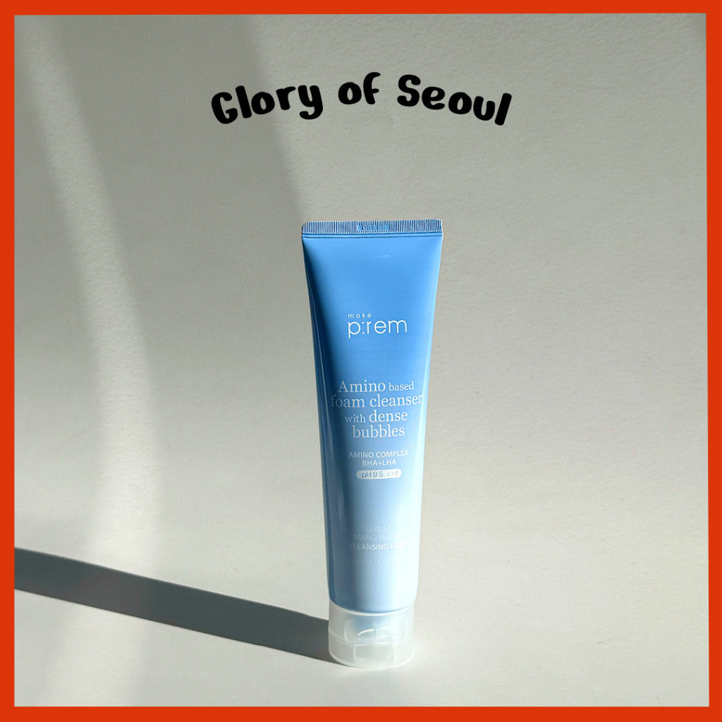 MAKE PREM Safe Me Amino Refresh Cleansing Foam 150mL / mini cleansing balm 20ml