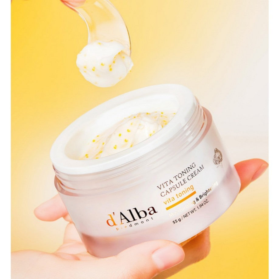 d'Alba Vita Toning Capsule Cream 55g (Tube Type)