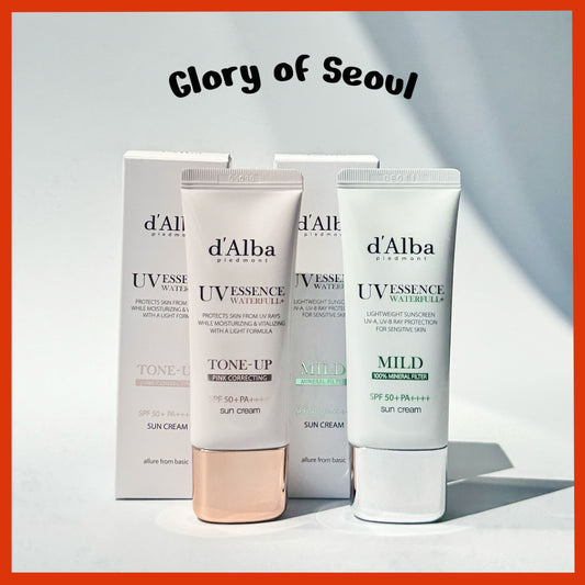 [MINI] D'ALBA Uv Essence Waterfull+ Sunscrren 35ml / 2colors