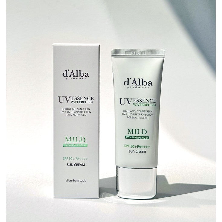 [MINI] d'Alba UV Essence Waterfull+ Sunscreen 35ml (2 Types)