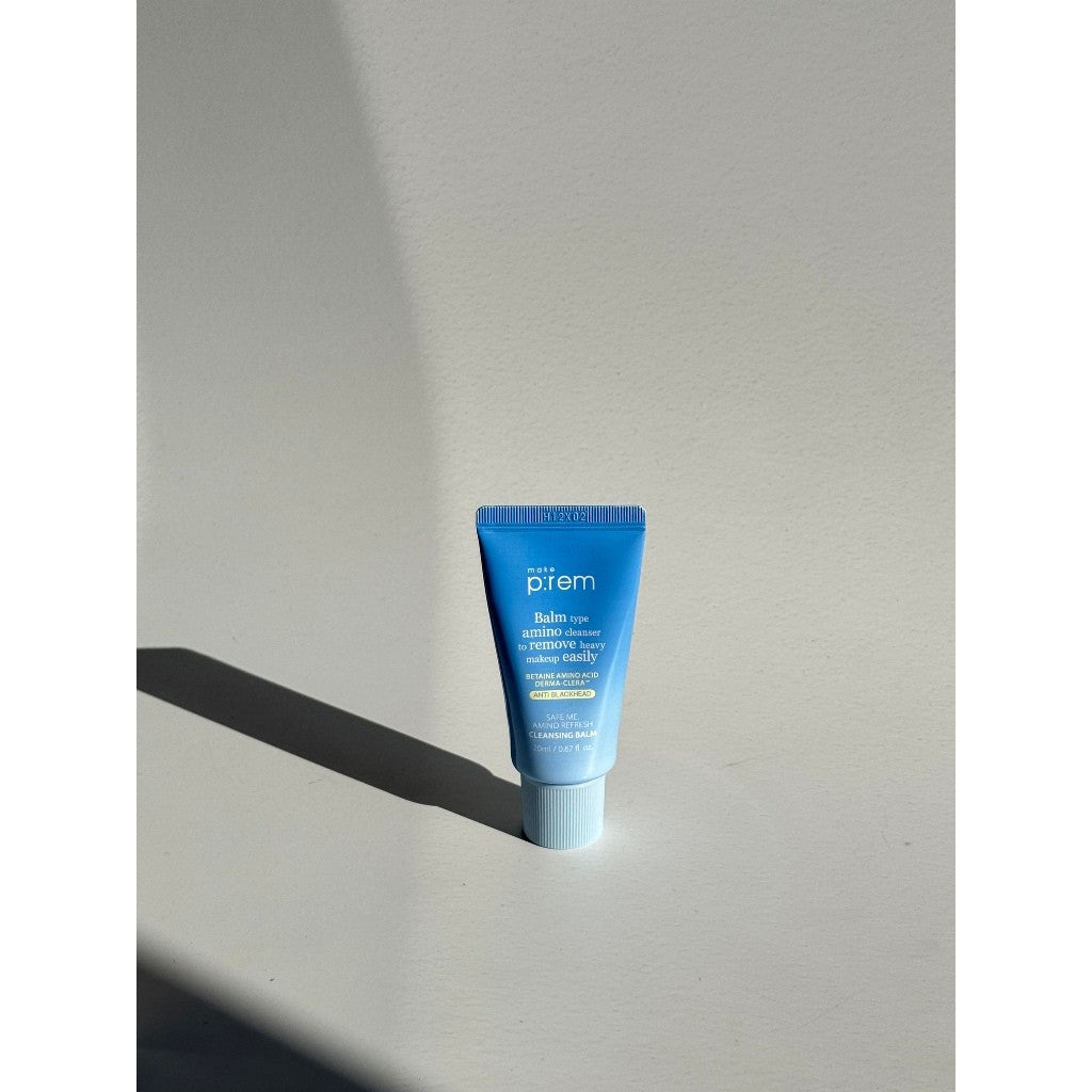 MAKE PREM Safe Me Amino Refresh Cleansing Foam 150mL / mini cleansing balm 20ml