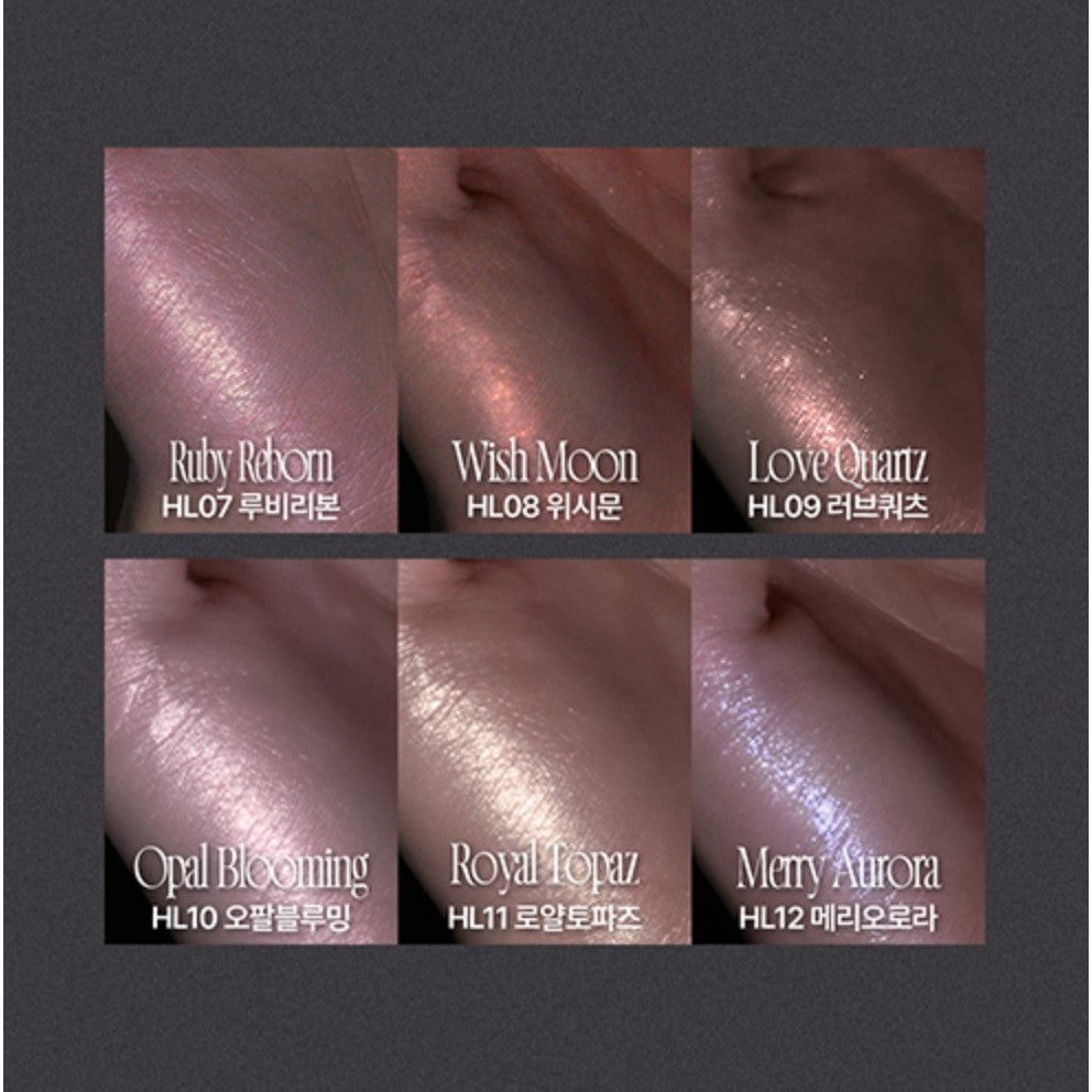 [NEW] Fwee Glitz Stone Highlighter, 5.9g (12 Colors)