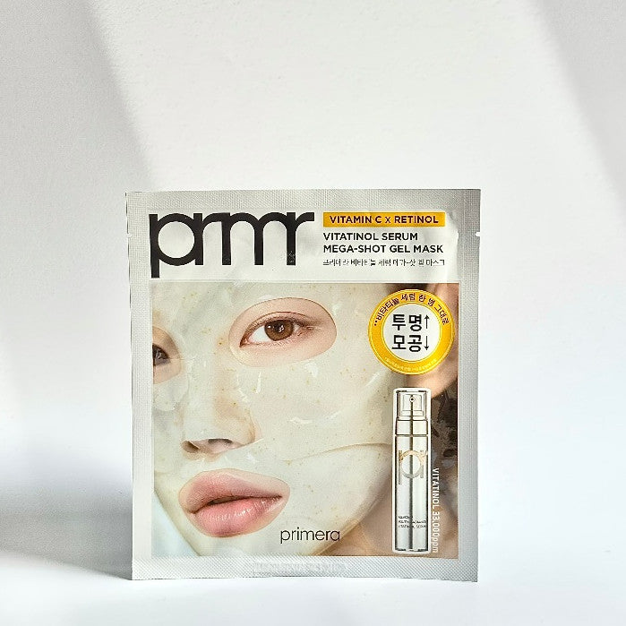 Primera Vitatinol Serum Mega Shot Gel Mask (2 Options) │ 5 Sheets / 1 Sheet