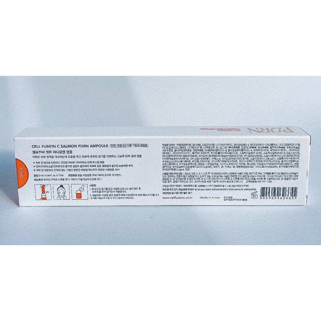 [Cell Fusion C] Salmon PDRN Ampoule 2mL*7ea | moisturizing elasticity solution