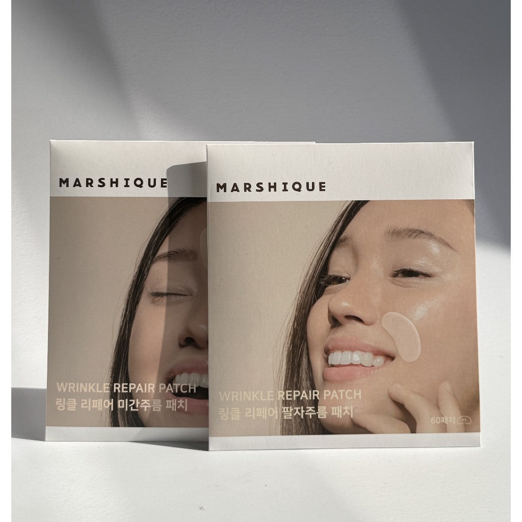 MARSHIQUE Wrinkle Repair Patch For Nasolabial Folds (60p) / Marshique Wrinkle Repair Patch For Between Brows (55p)