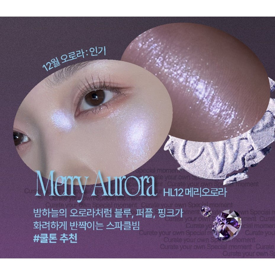 [NEW] Fwee Glitz Stone Highlighter, 5.9g (12 Colors)