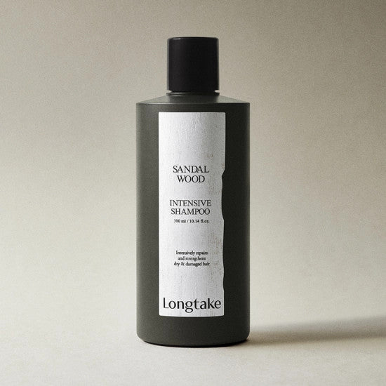 Longtake Shampoo 300ml (3 Types)│ Sandal Wood / Black Tea & Fig / Basil & Vetiver