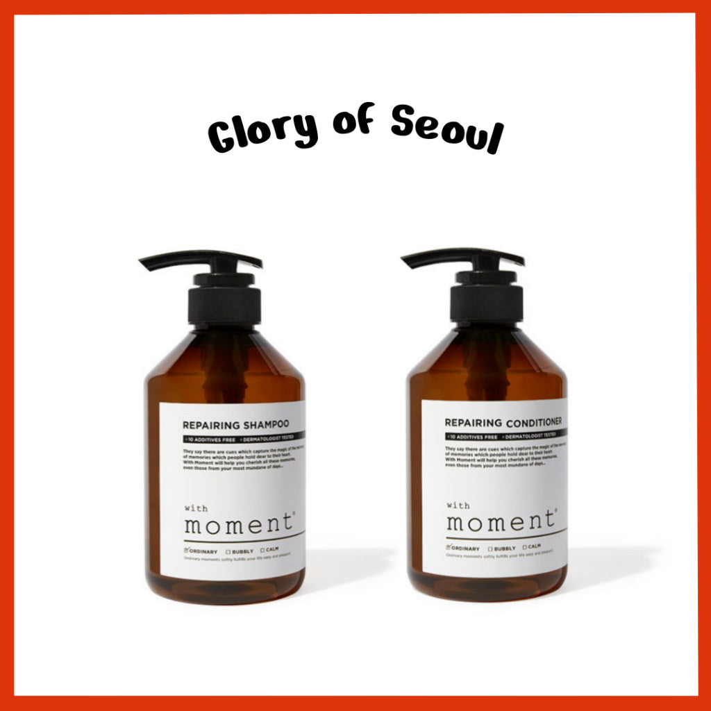 WITH MOMENT Repairing Shampoo / Conditioner 500ml