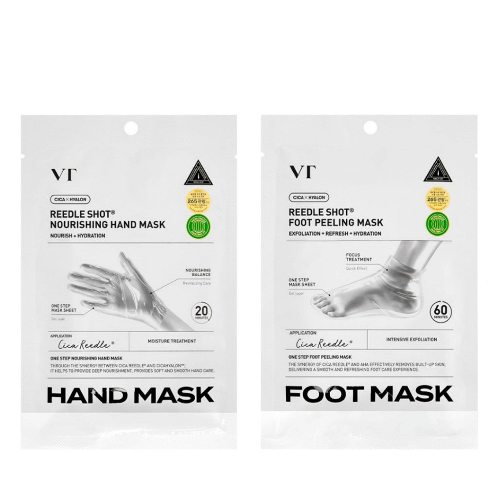 VT Reedle Shot Nourishing Hand Mask / Foot Peeling Mask (1ea, 2 Types)