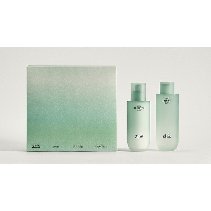 Conjunto HANYUL Pure Artemisia Watery Calming Toner 150ml + Fluid 125ml
