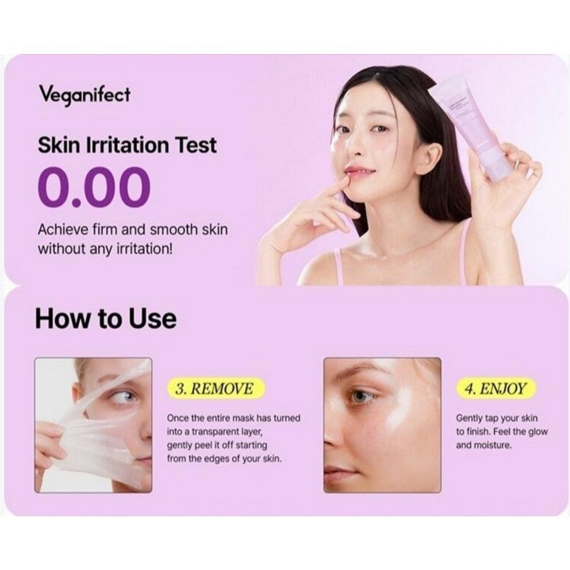 veganifect. Slow And Aging Collagen Wrap Mask, 80mL