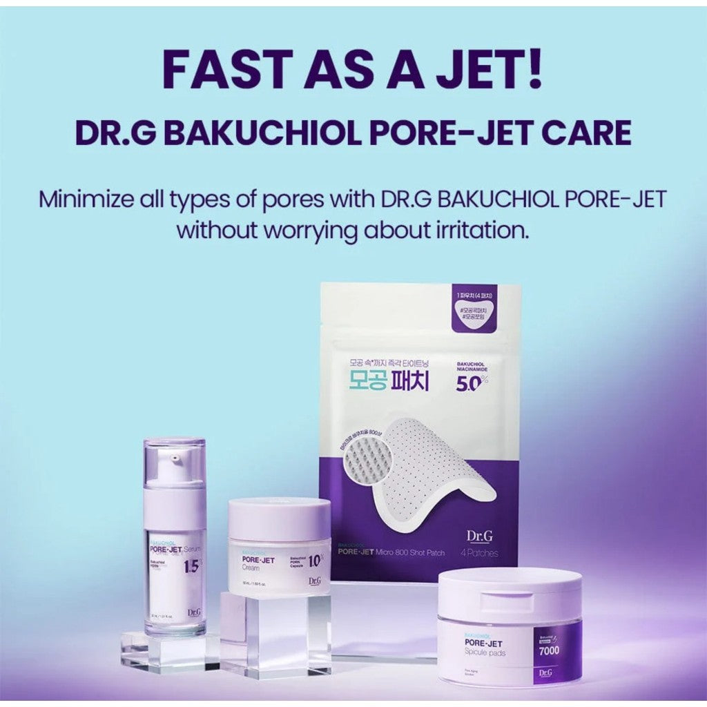 DR.G BAKUCHIOL PORE-JET SPICULE PADS (30pads)