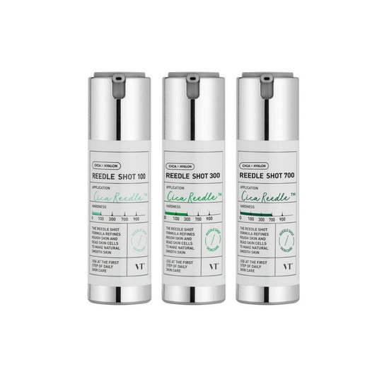[SET] VT CICA Reedle Shot Miniature Compact Set (Three-piece) 100*10ml + 300*10ml = 700*10ml