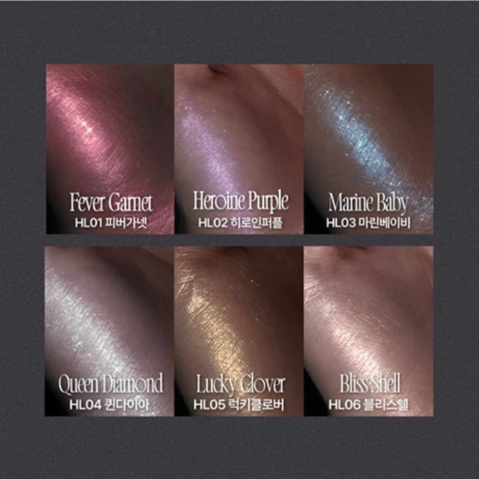 [NEW] Fwee Glitz Stone Highlighter, 5.9g (12 Colors)