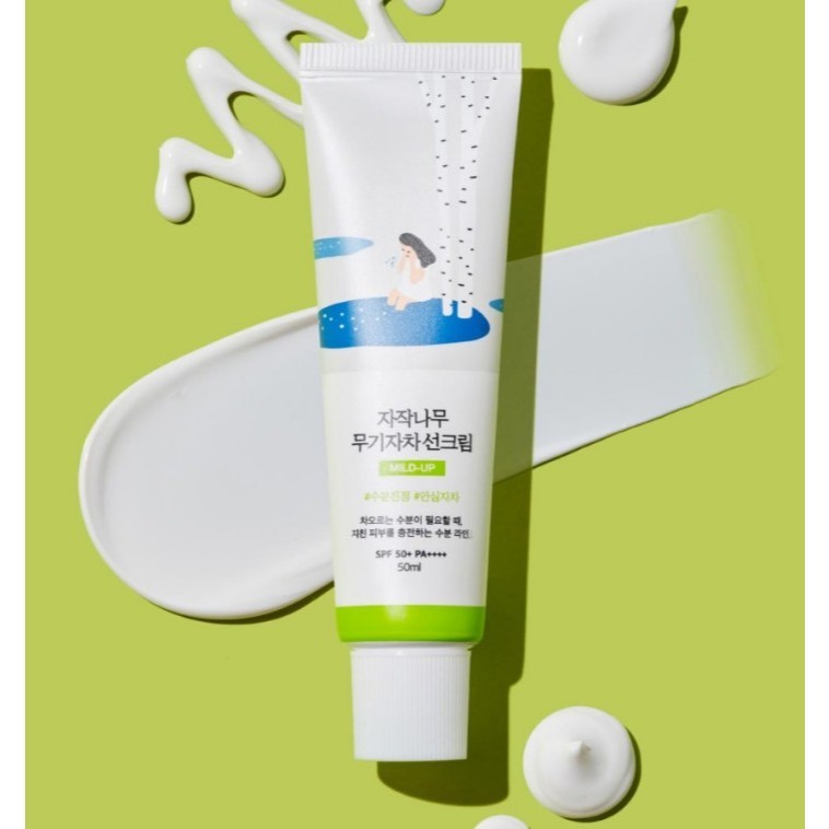 [1+1 SET] Round Lab Birch Juice Mild-Up Sunscreen SPF50+ PA++++ 50ml
