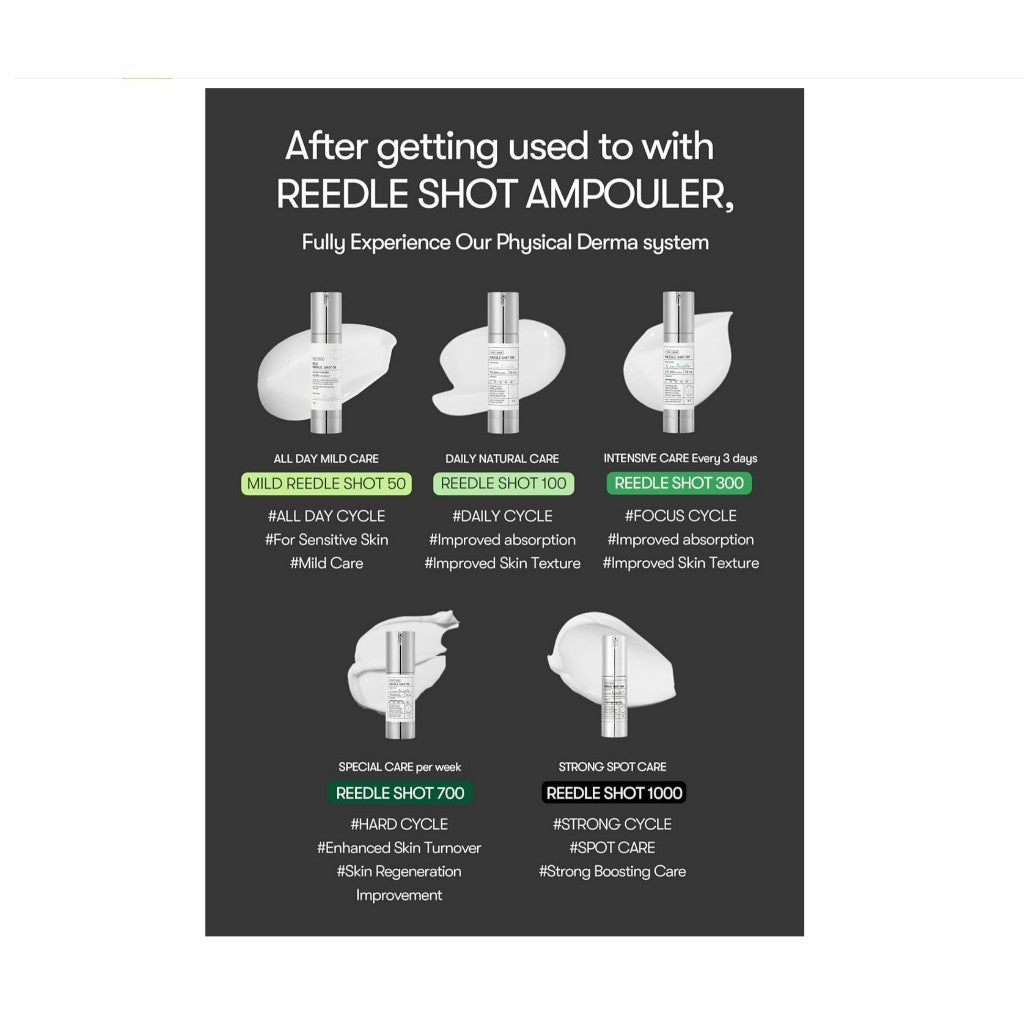[SET] VT CICA Reedle Shot Miniature Compact Set (Three-piece) 100*10ml + 300*10ml = 700*10ml