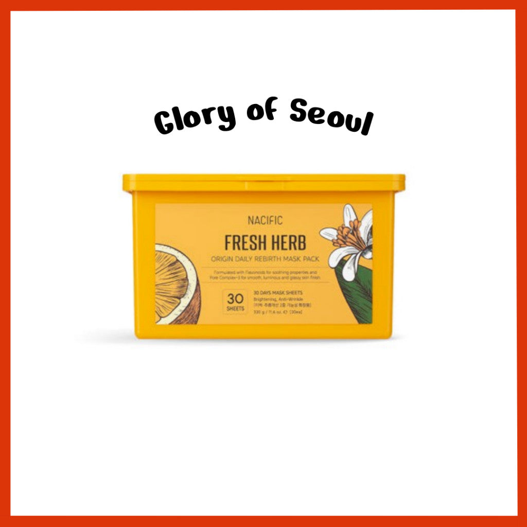 NACIFIC Fresh Herb Origin Daily Rebirth Mask Pack 330ml (30sheets)