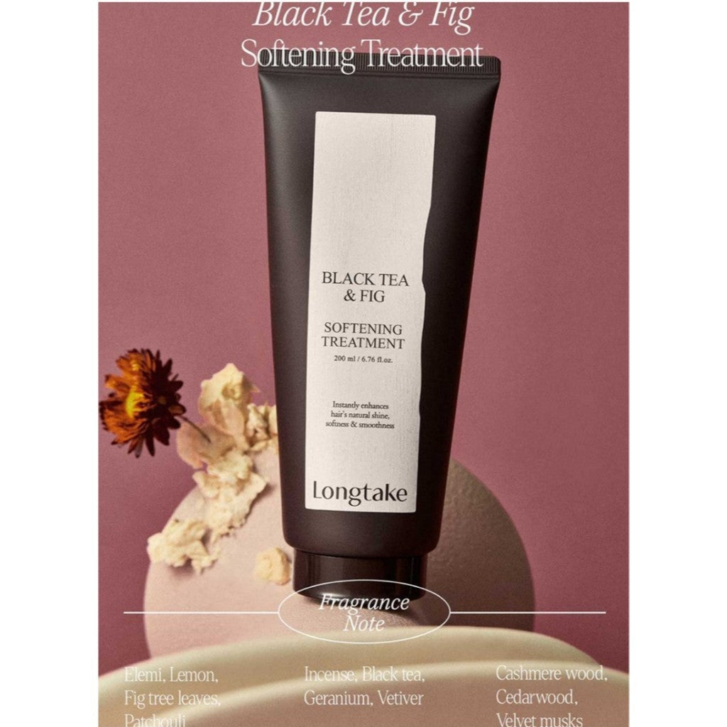 Longtake Treatment 200ml (2 Types) │ Sandalwood Intensive Treatment / Black Tea & Fig Softening Treatment