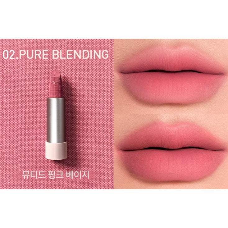 3CE Cashmere Hug Lipstick 3.5g (10 Colors)