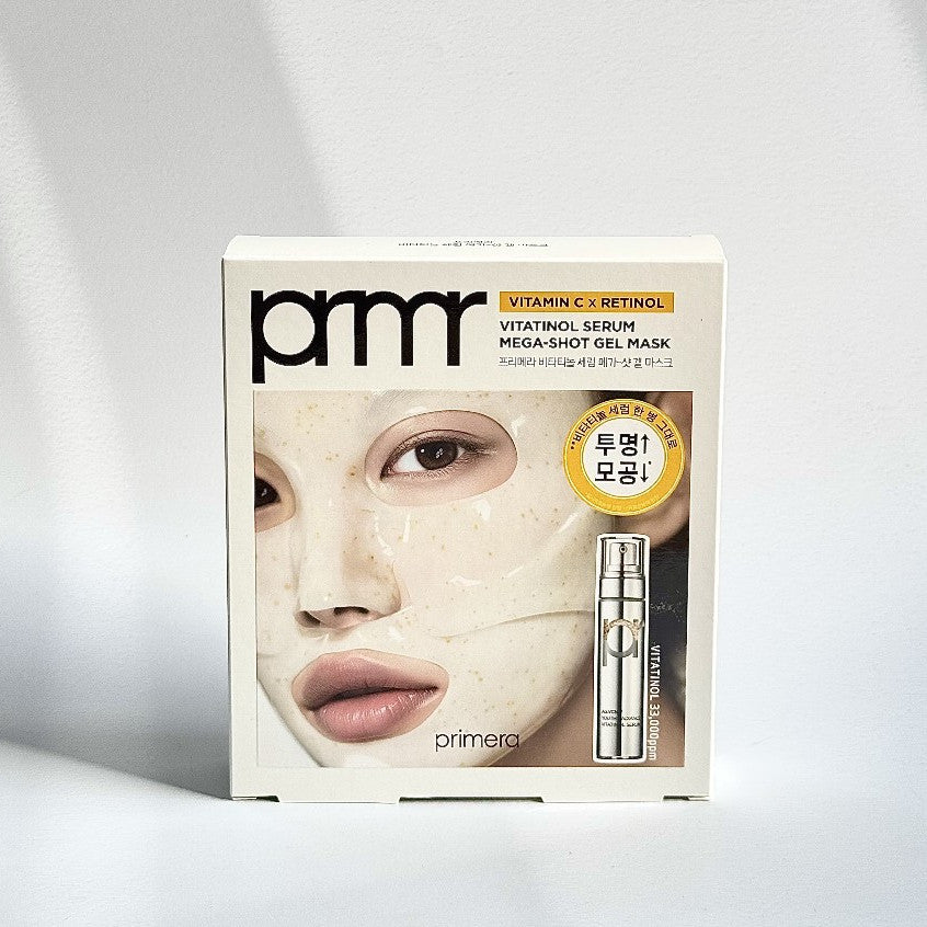 Primera Vitatinol Serum Mega Shot Gel Mask (2 Options) │ 5 Sheets / 1 Sheet