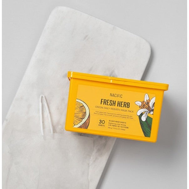 NACIFIC Fresh Herb Origin Daily Rebirth Mask Pack 330ml (30sheets)