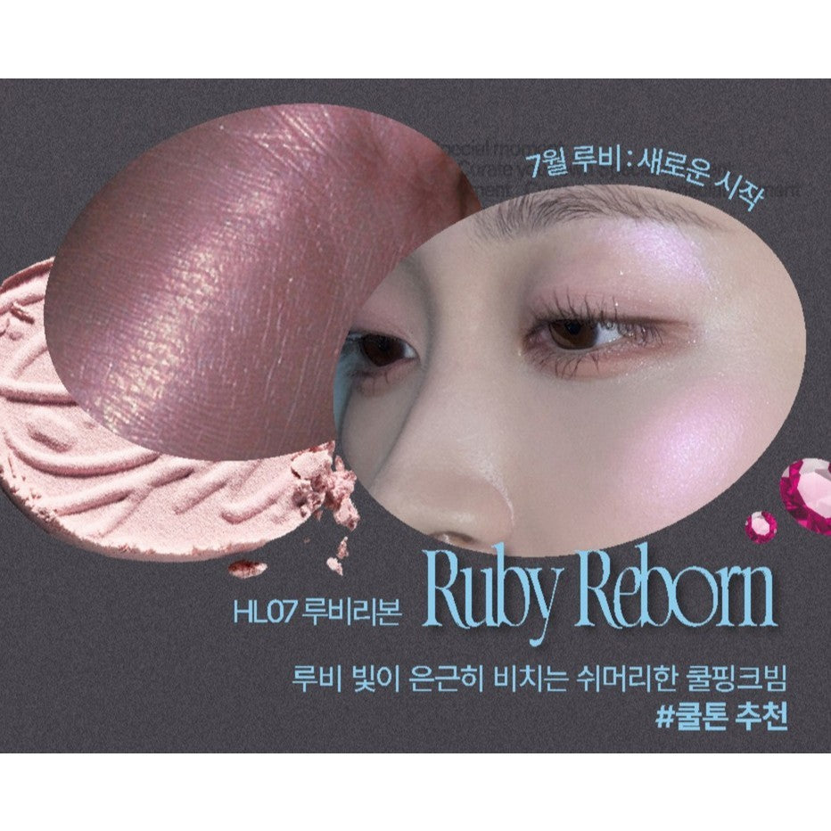 [NEW] Fwee Glitz Stone Highlighter, 5.9g (12 Colors)