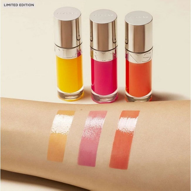 CLARINS [Power of Color Edition] Lip Comfort Oil, 7mL (3colors) | Hydrating and Plumping Lip Oil