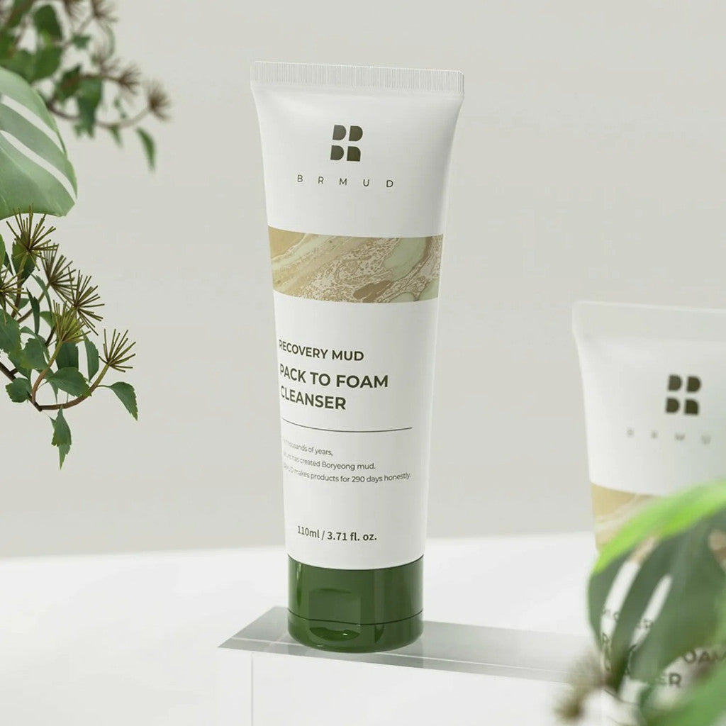 BRMUD Recovery Mud Pack To Foam Cleanser 110ml / 310ml