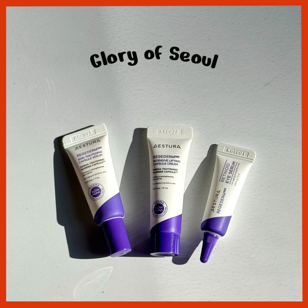 [MINI] AESTURA Regederm Purple Selection  |  Cream10ml / Serum 7ml / Eye Serum 3ml