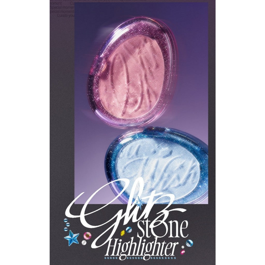 [NEW] Fwee Glitz Stone Highlighter, 5.9g (12 Colors)