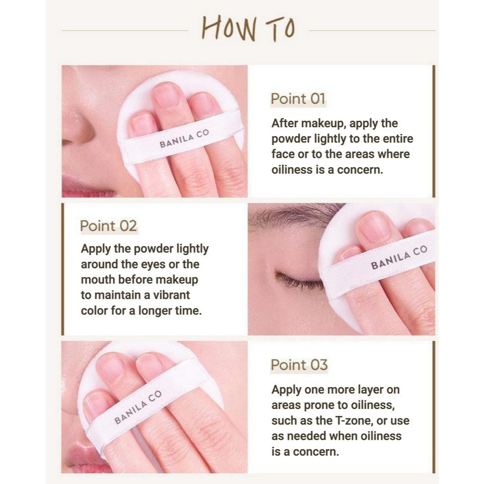 BANILA CO Prime Primer Finish Powder Pact 6.5g (3 colors)