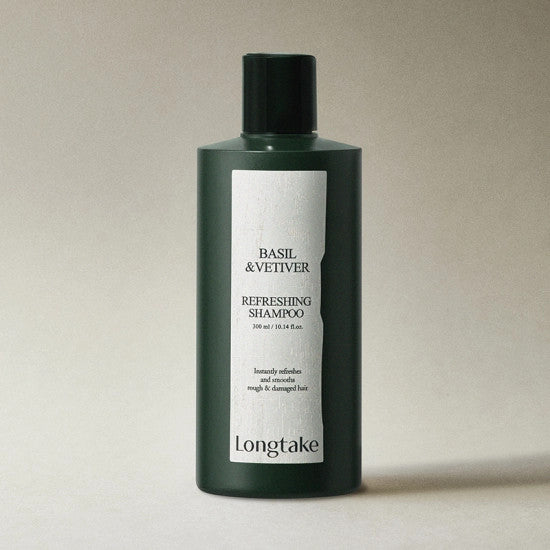 Champú Longtake 300 ml (3 tipos) │ Sándalo / Té negro e higo / Albahaca y vetiver
