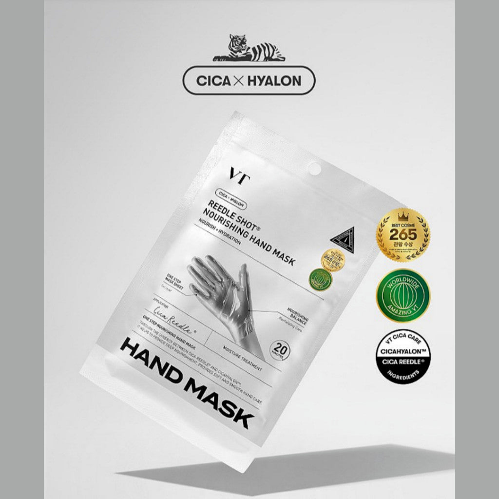 VT Reedle Shot Nourishing Hand Mask / Foot Peeling Mask (1ea, 2 Types)